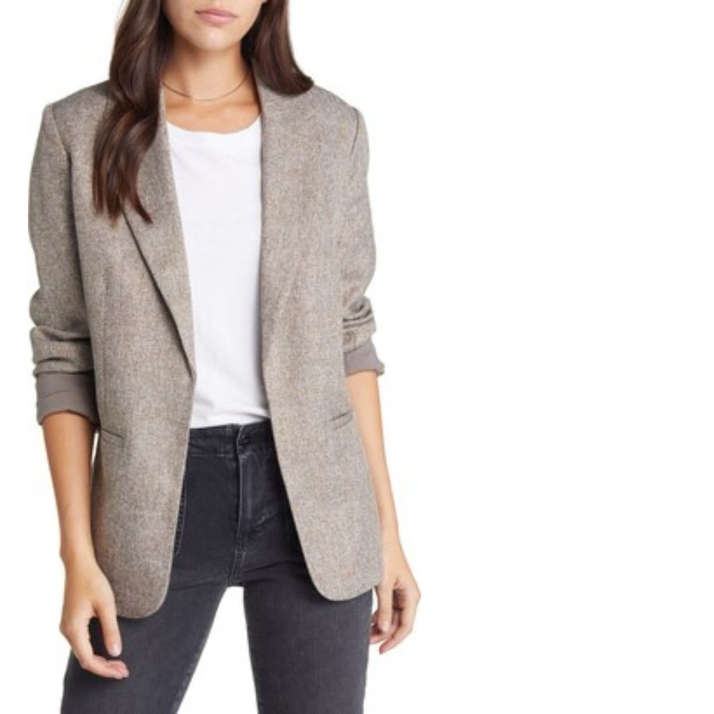 Treasure & Bond Women’s Tailored Tweed Blazer